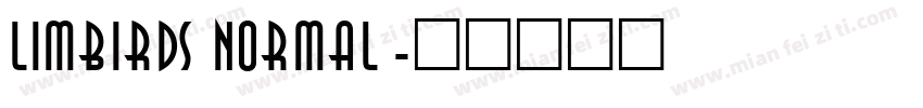 Limbirds Normal字体转换